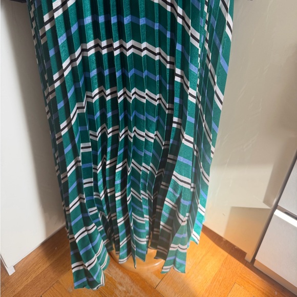 SFIZIO Studio Vintage Inspired Bow Tie Pleated Maxi Dress sz 2 - Picture 5 of 14